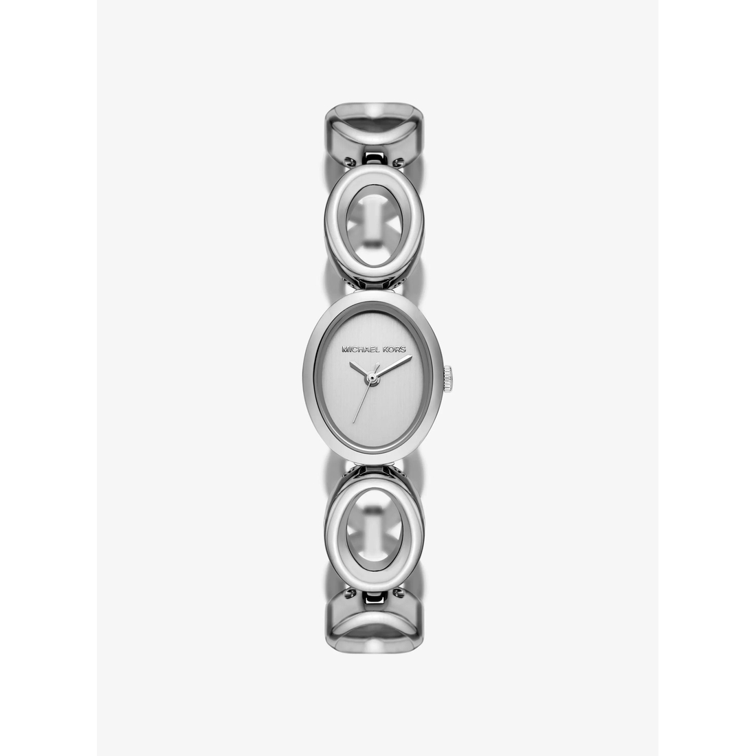 Michael Kors Mini Maude Silver-Tone Link Watch