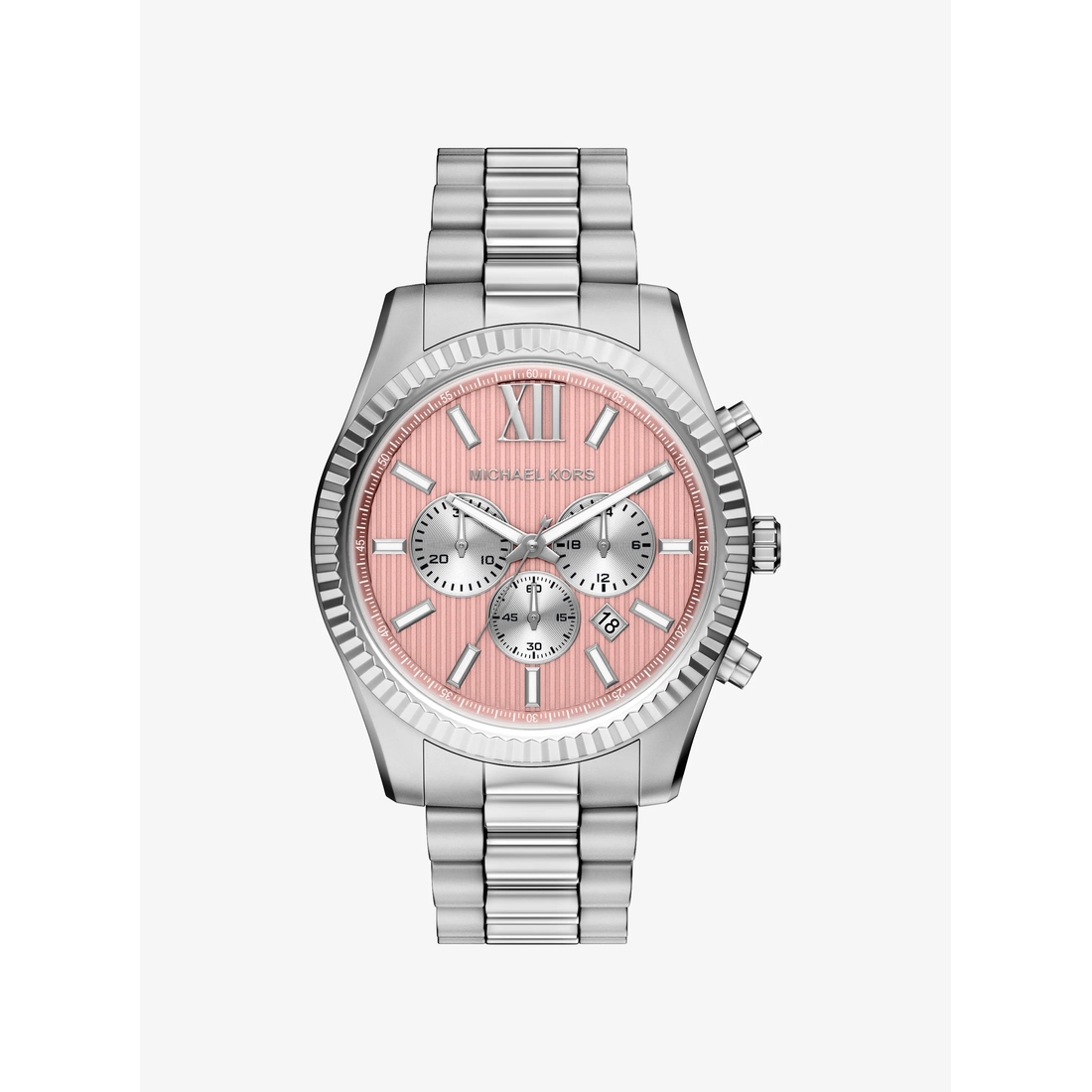 Michael Kors Oversized Lexington Silver-Tone Watch available  display picture 1