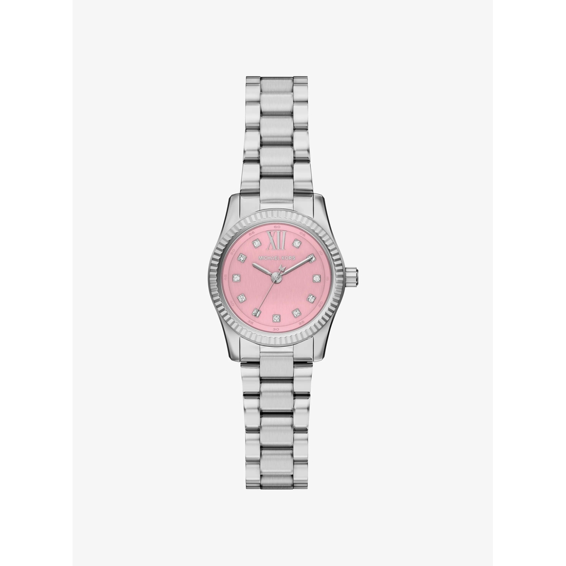 Michael Kors Petite Lexington Pav Silver-Tone Watch available now at Mall  of Georgia