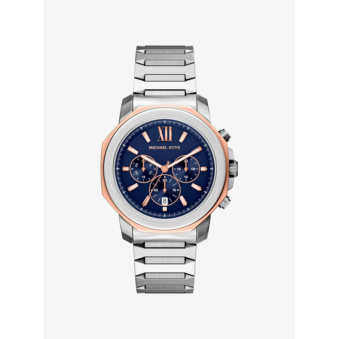 Michael Kors Oversized Prescott Two-Tone Watch