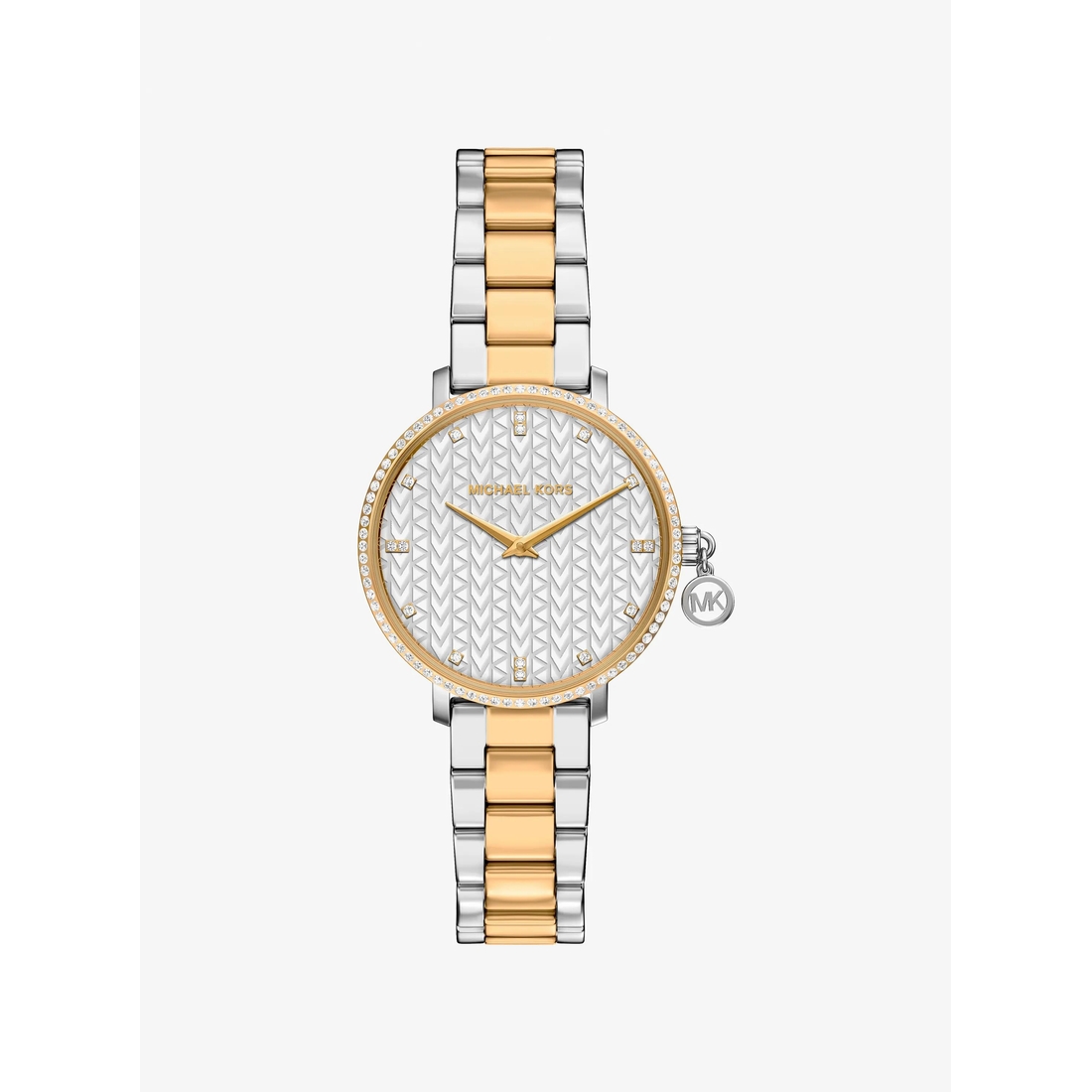 Michael Kors Mini Pyper Pavé Two-Tone Watch