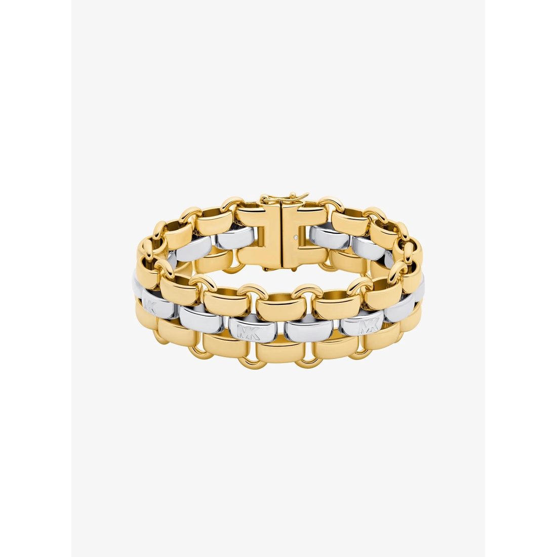 Michael Kors Two-Tone 3-Link Bracelet
