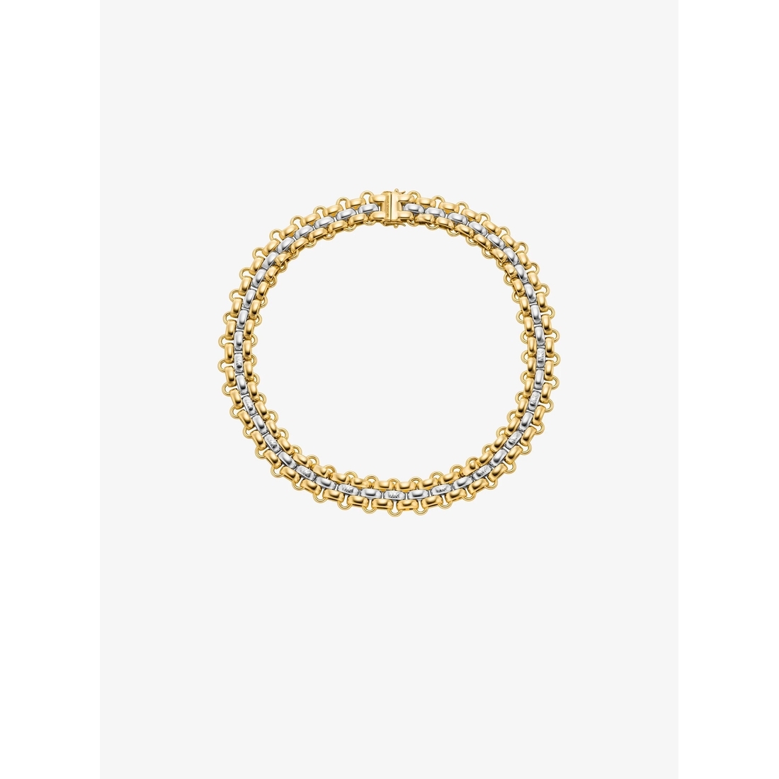 Michael Kors Two-Tone 3-Link Necklace