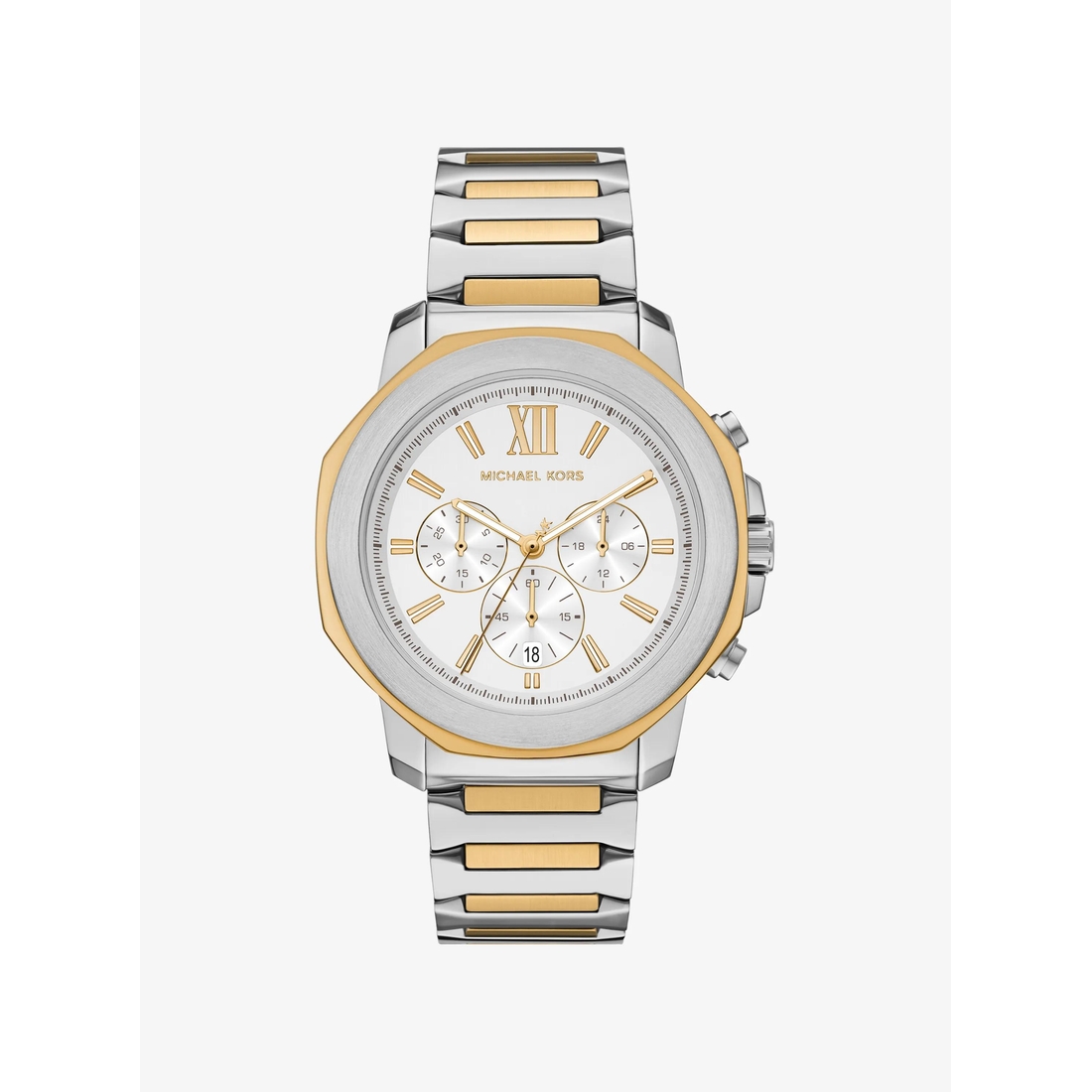 Michael Kors Oversized Prescott Two-Tone Watch