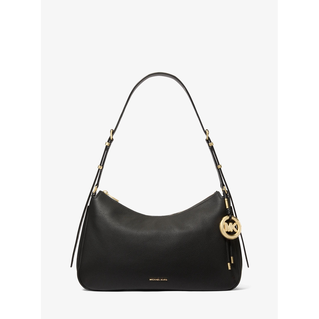 Michael Kors Nolita Medium Pebbled Leather Shoulder Bag  display picture 3