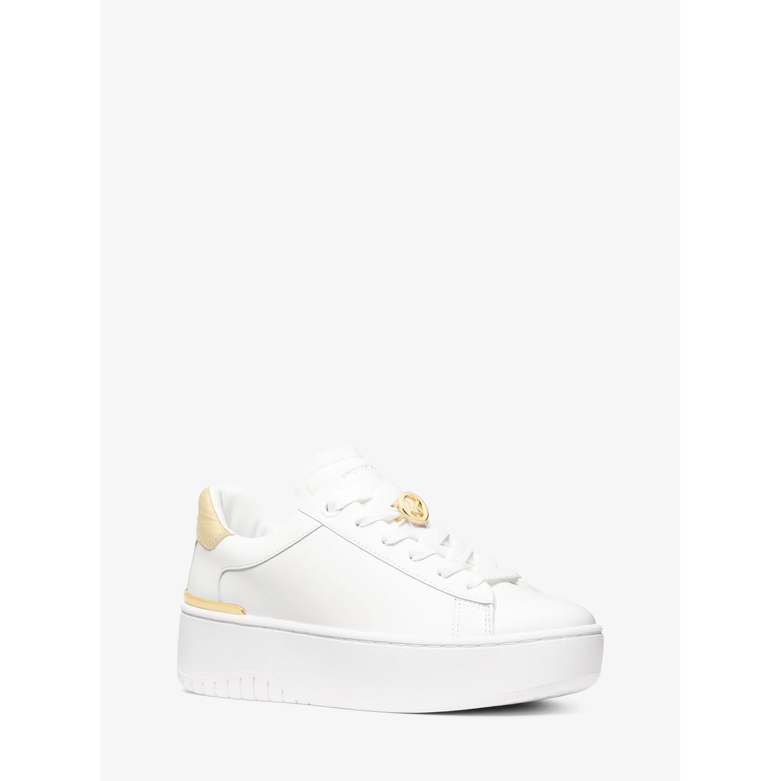 Michael Kors Dottie Leather Platform Sneaker