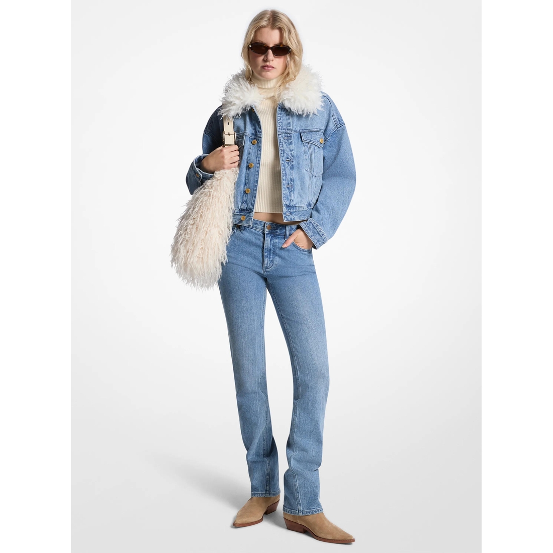 Michael Kors Stretch Denim Cigarette Jeans