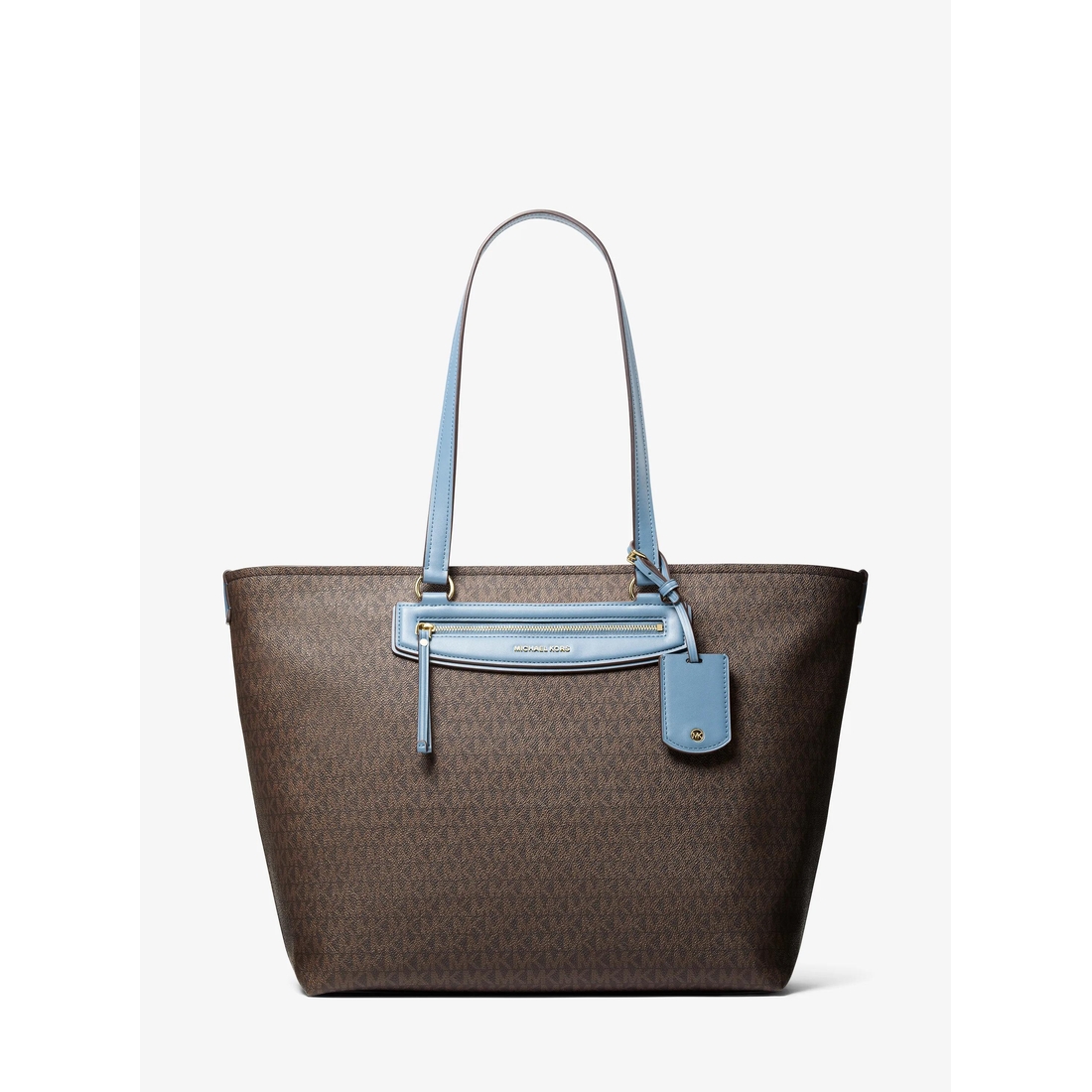 jet set travel large tote bag Michael Kors Saffiano Leather East West  this Jet Set shoulder bag is made from Signature logo Michael Michael Kors Jet Set