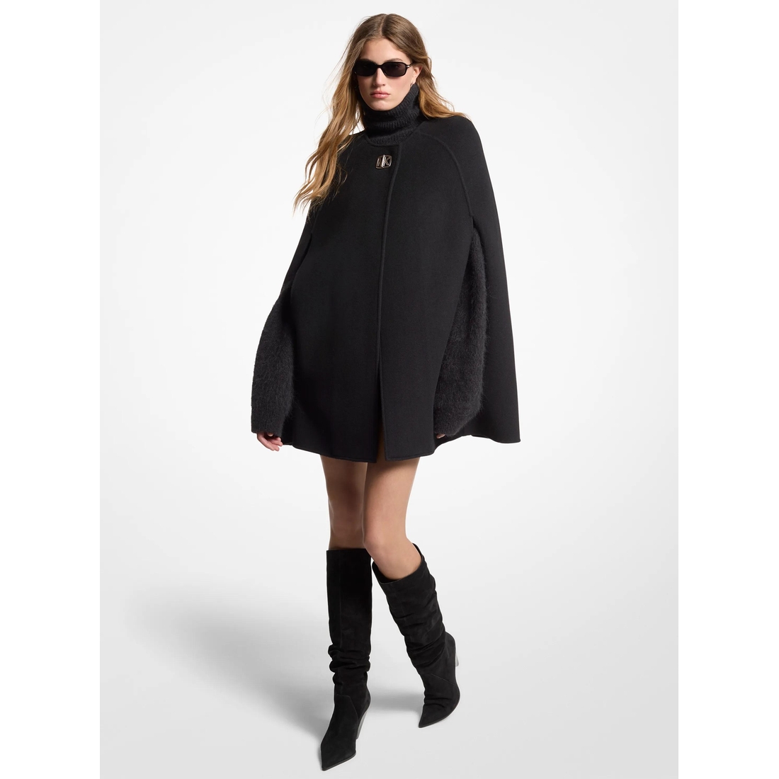 Michael Kors Wool Blend Cape