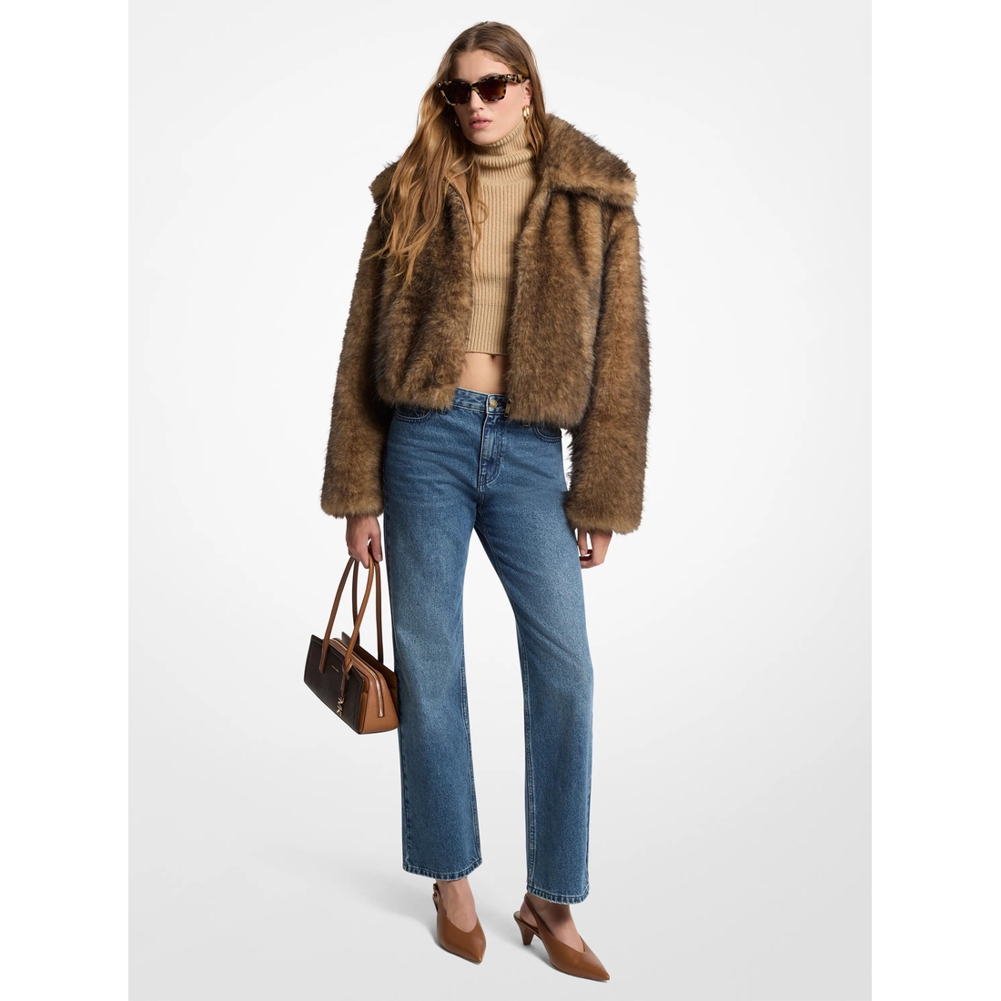 Michael Kors Faux Fur Jacket