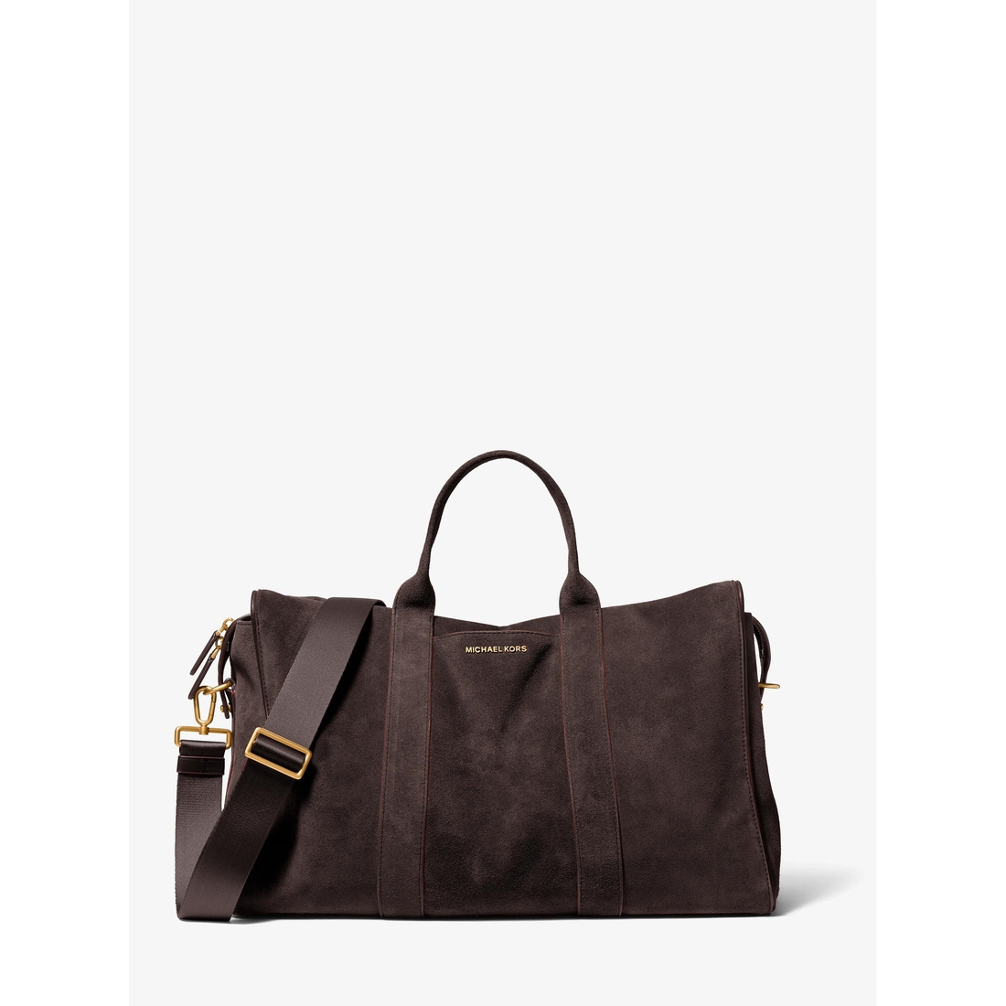 Michael Kors Nicholas Medium Suede Slouch Duffel Bag