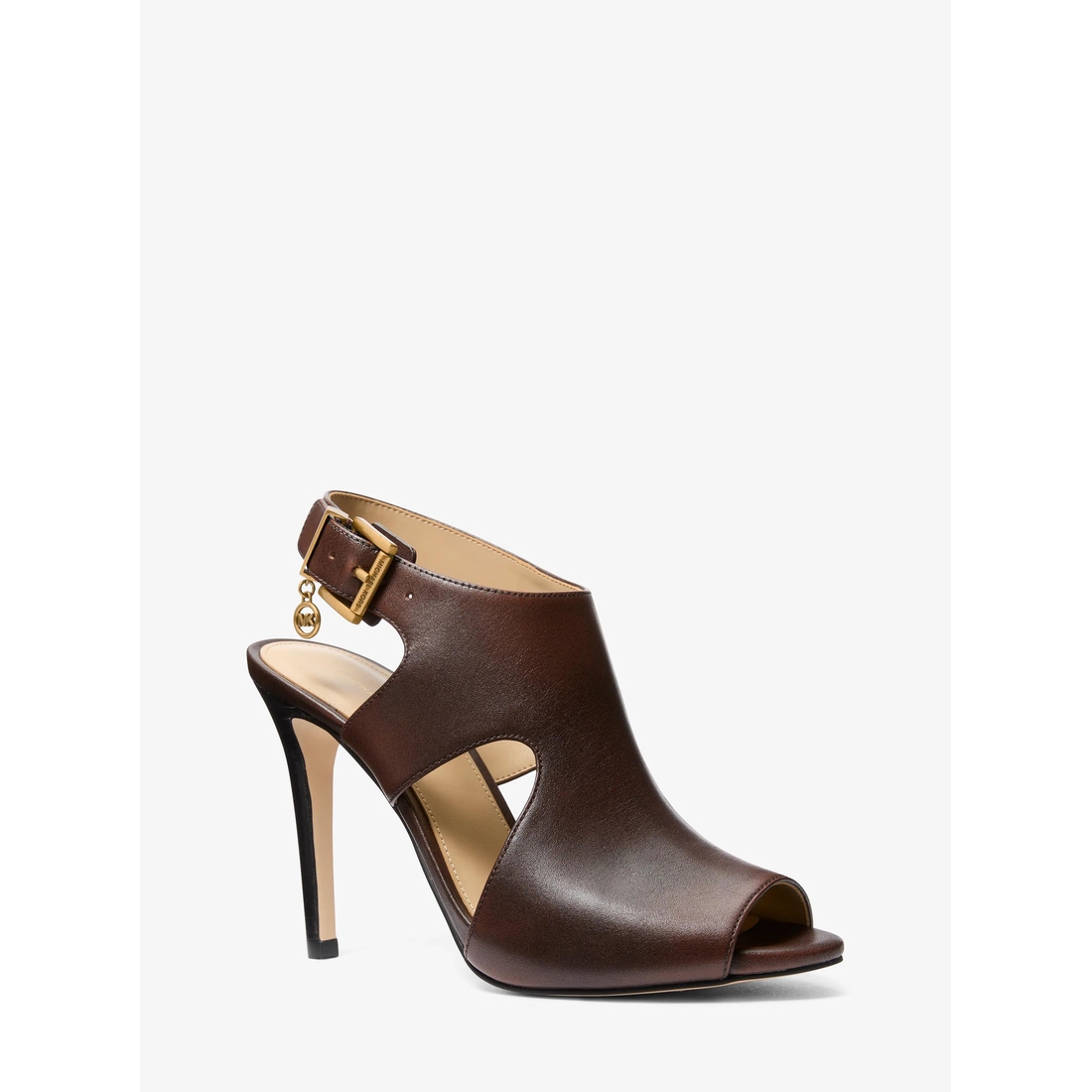 Michael Kors Harper Burnished Leather Sandal