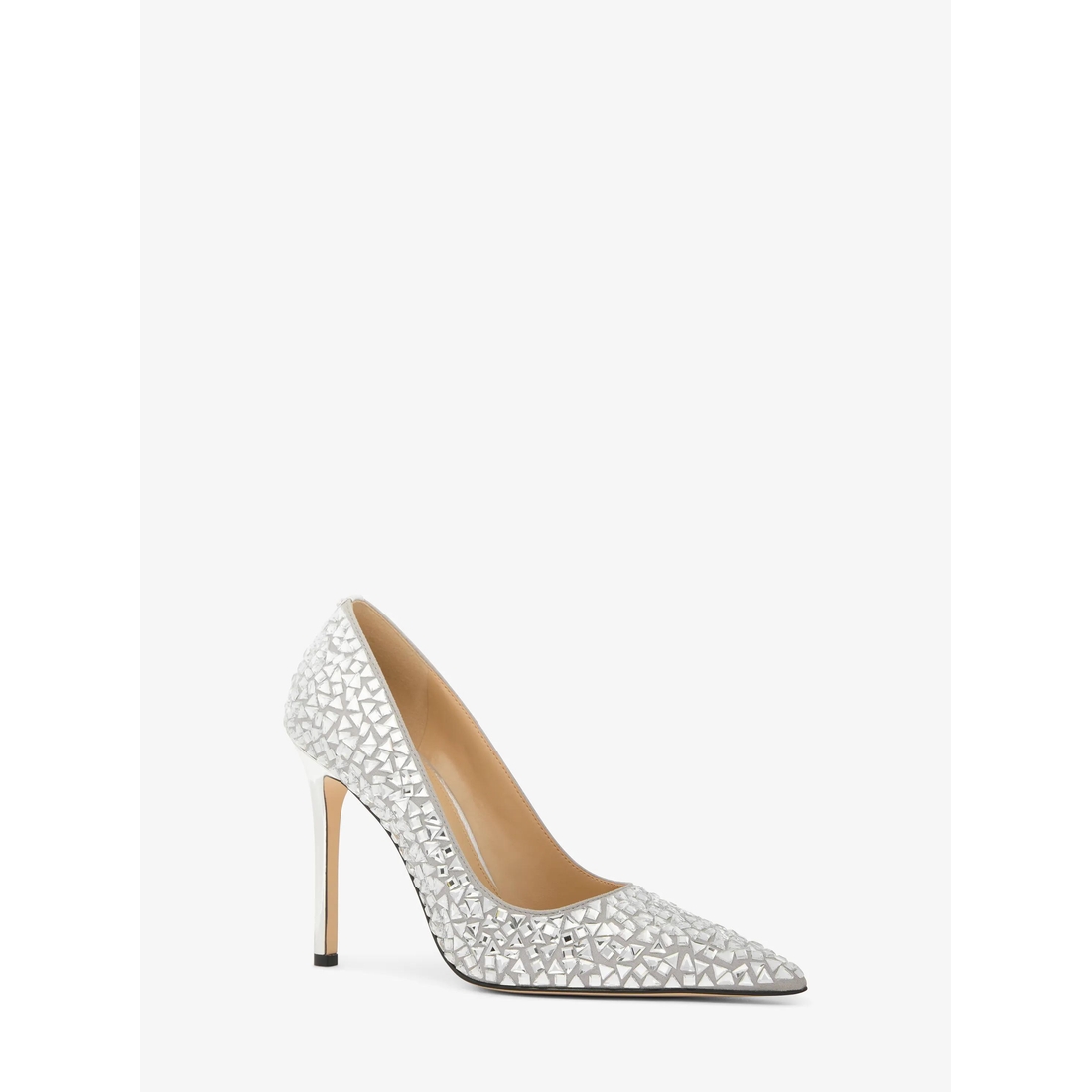 Michael Kors Elyse Embellished Metallic Pump