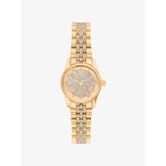 Michael Kors Petite Lexington Pavé Gold-Tone Watch available  display picture 3