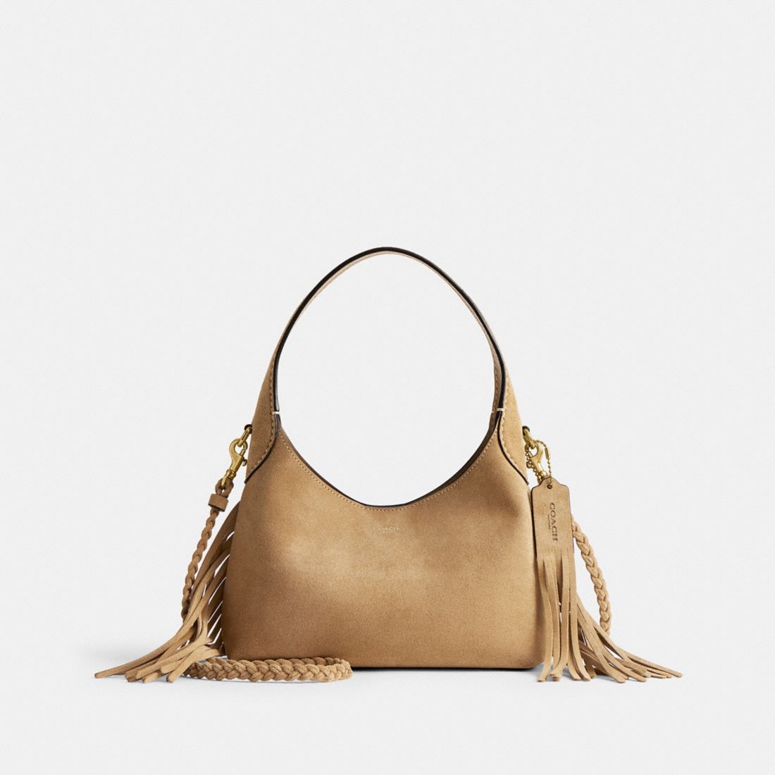 Coach Brooklyn Shoulder Bag 23 With Fringe available now at Orland Square