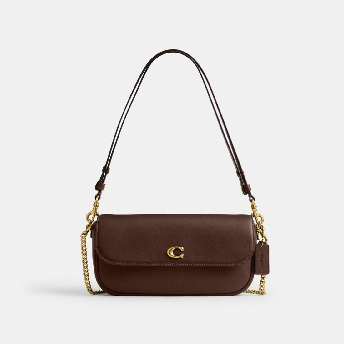 Coach Brook Flap Chain Bag available now at Orland Square