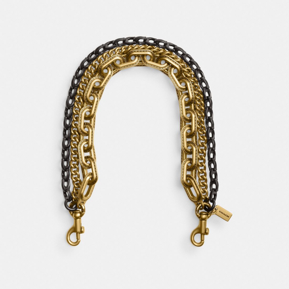Coach Triple Chain Strap available now at Orland Square
