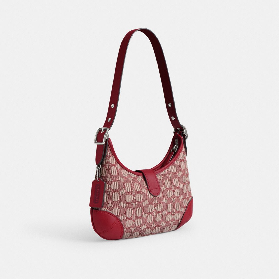 Coach Hamptons Hobo Bag In Signature Textile Jacquard