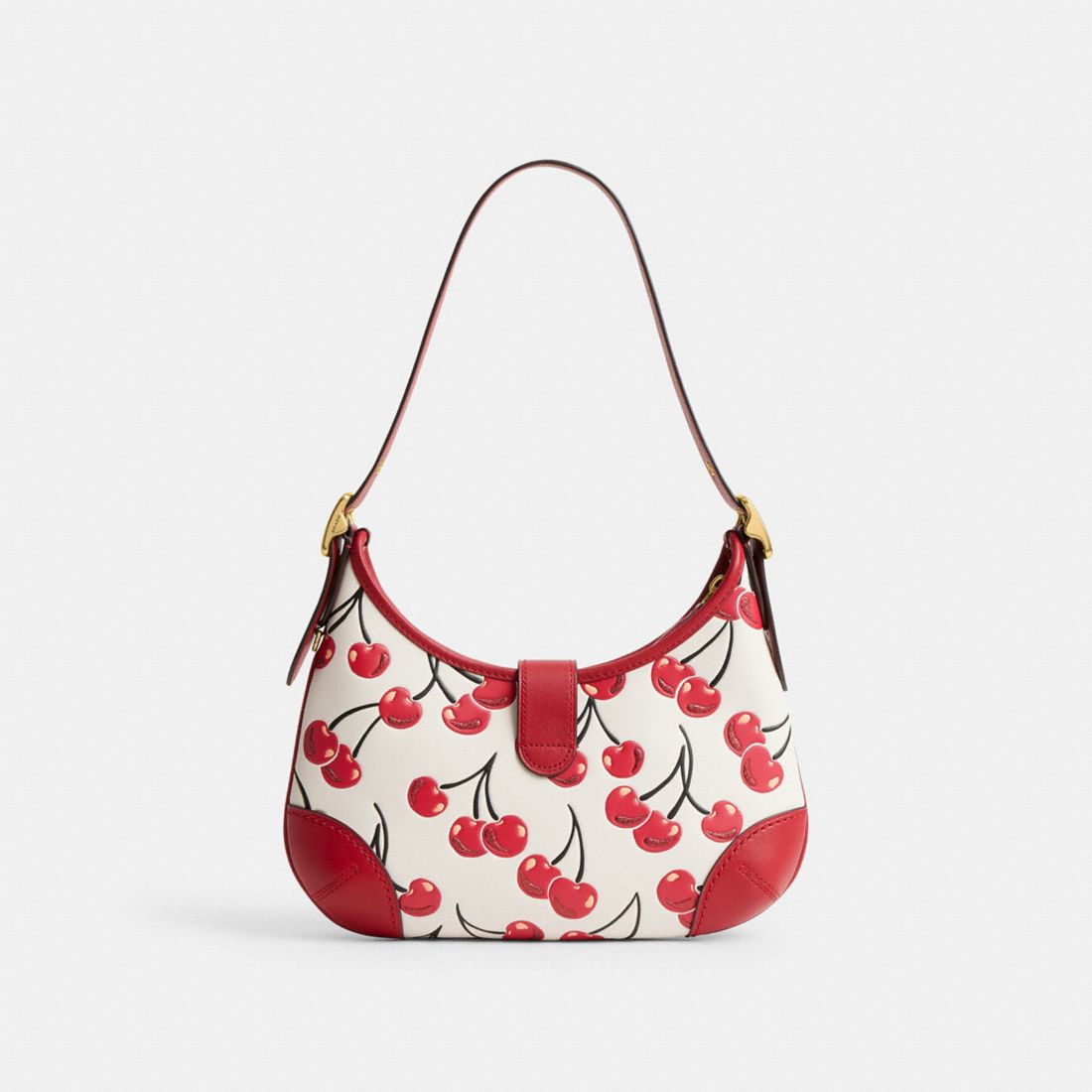 Coach Hamptons Hobo Bag With Cherry Print available now at