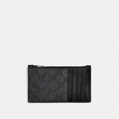 ★Coach★ Card Case with Coach Graphic CZ001 BLK COACH® | Card Case With Coach Graphic