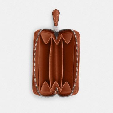 Coach モノグラム ソフトケース Coach Essential Small Zip Around Card Case In Crystal Signature