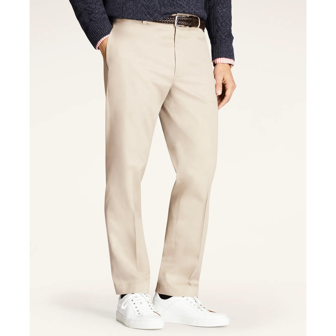 slim fit dress slacks Brooks Brothers Mens Classic fit Dress Pants 32 / 30 Black Solid – Bristol  Apparel Co main image 0