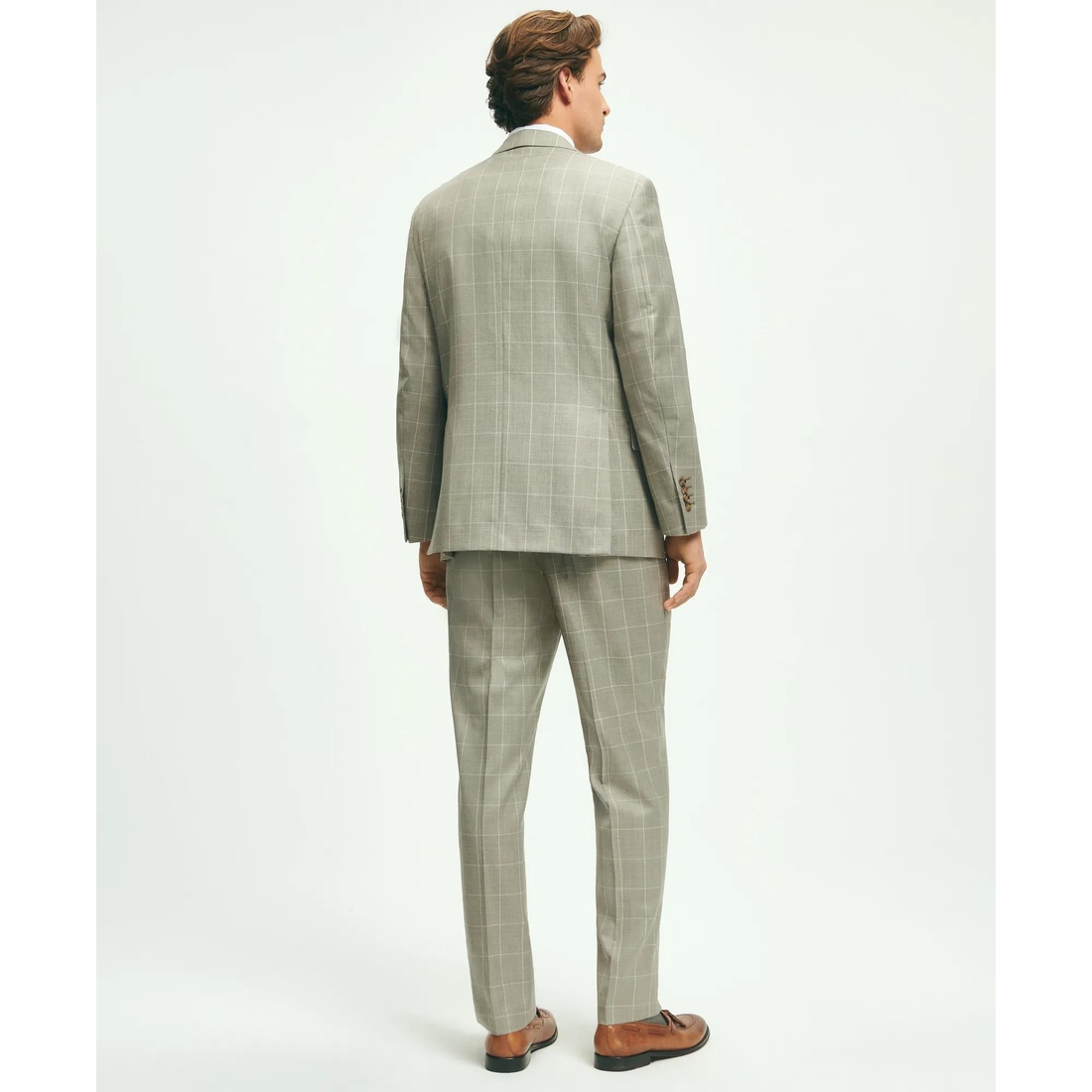 Brooks Brothers Factory Store Regent Fit Windowpane 1818 Brooks Brothers Factory Store Regent Fit Windowpane 1818