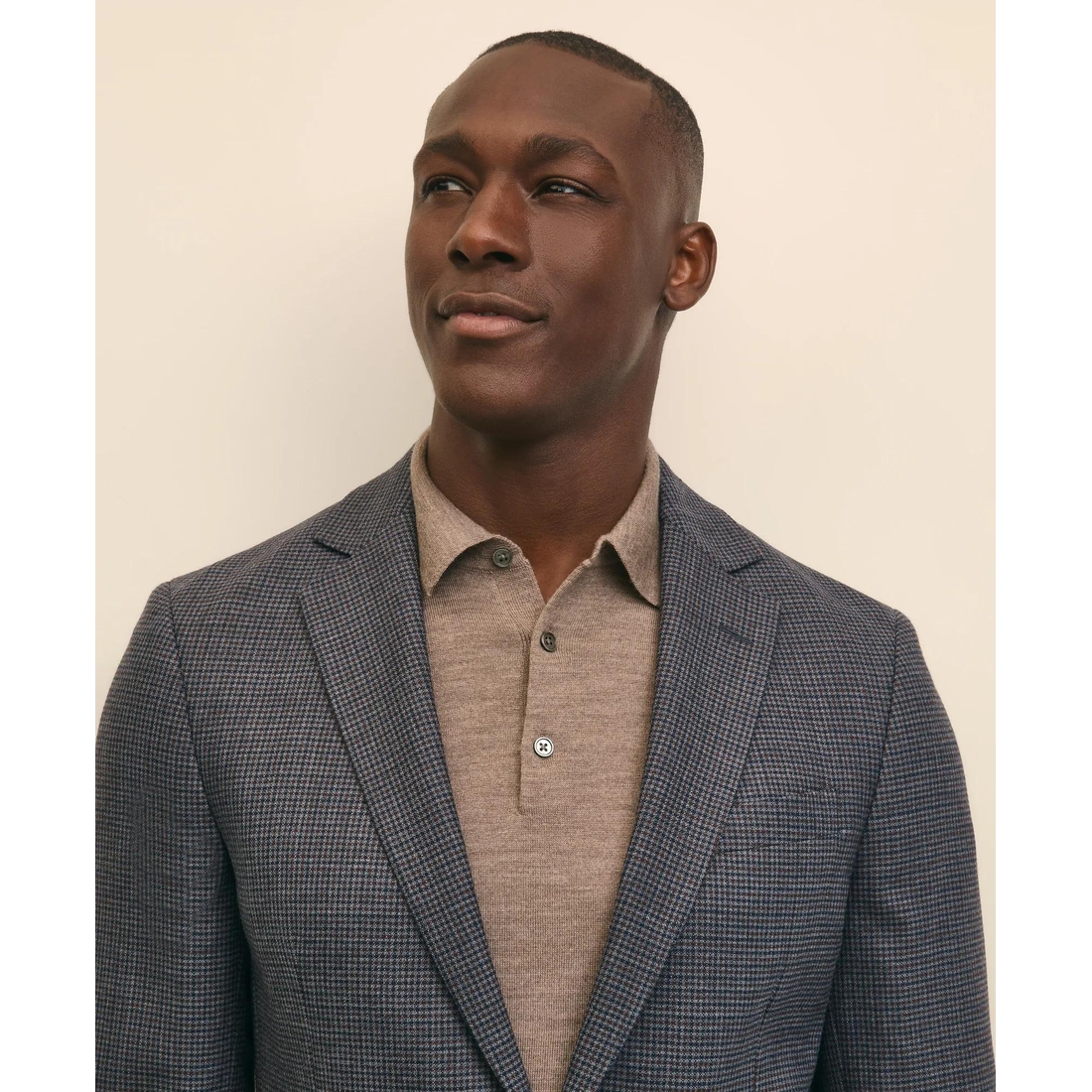 Brooks Brothers Factory Store Traditional Fit Wool Hopsack Gingham