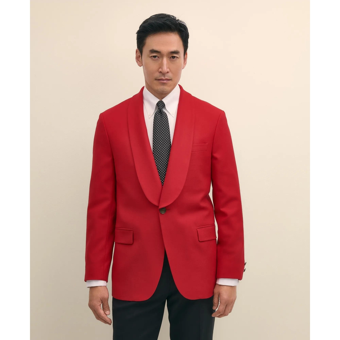 Brooks Brothers Factory Store No. 1 Sack Dinner Jacket in Wool Twill  available now at San Francisco Premium Outlets