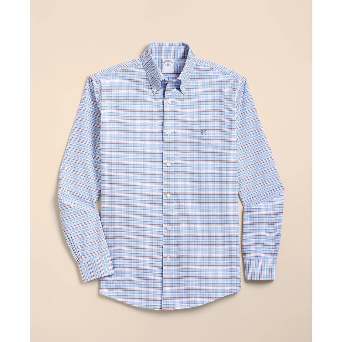 Brooks Brothers Factory Store Stretch Non-Iron Cotton-Oxford Polo Button-Down, Check Sport Shirt available now at Allen Premium Outlets Brooks Brothers Factory Store Stretch Non-Iron Cotton-Oxford Polo Button-Down, Check Sport Shirt available now at Allen Premium Outlets