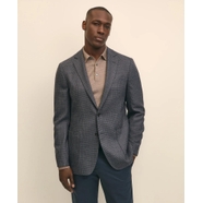 Brooks Brothers Factory Store Traditional Fit Wool Hopsack Gingham