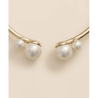 Brooks Brothers Gold-Toned Mother-of-Pearl Heart Bracelet  display picture 1