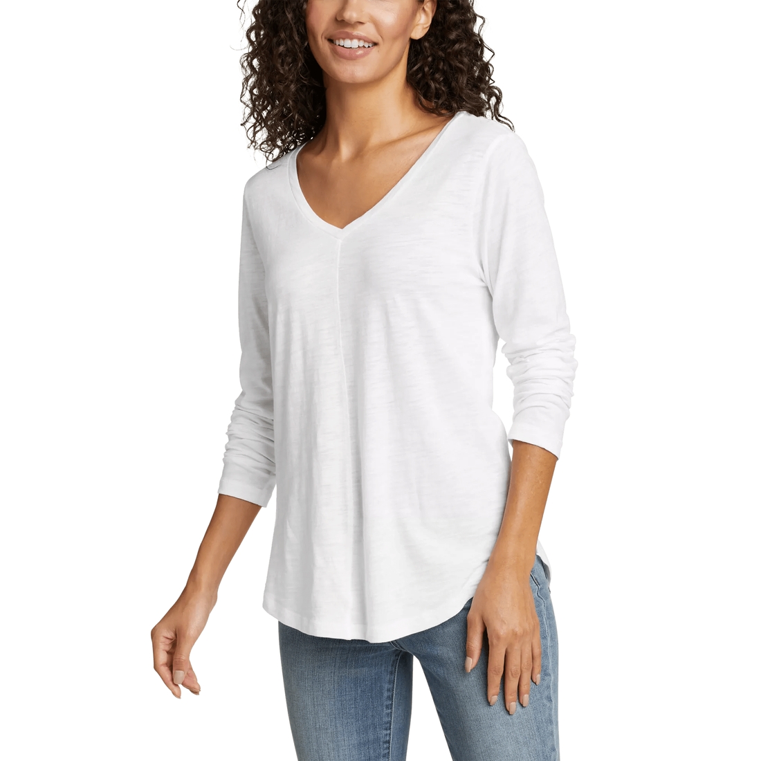 Chemise Femme Manches Longues Rose Eddie Bauer Taille XS - Occasion Très Bon état