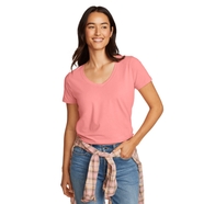 Chemise Légère Femme Eddie Bauer, Rose, Sans Manches, Col Boutonné, 2XL, En Nylon, Sri Lanka