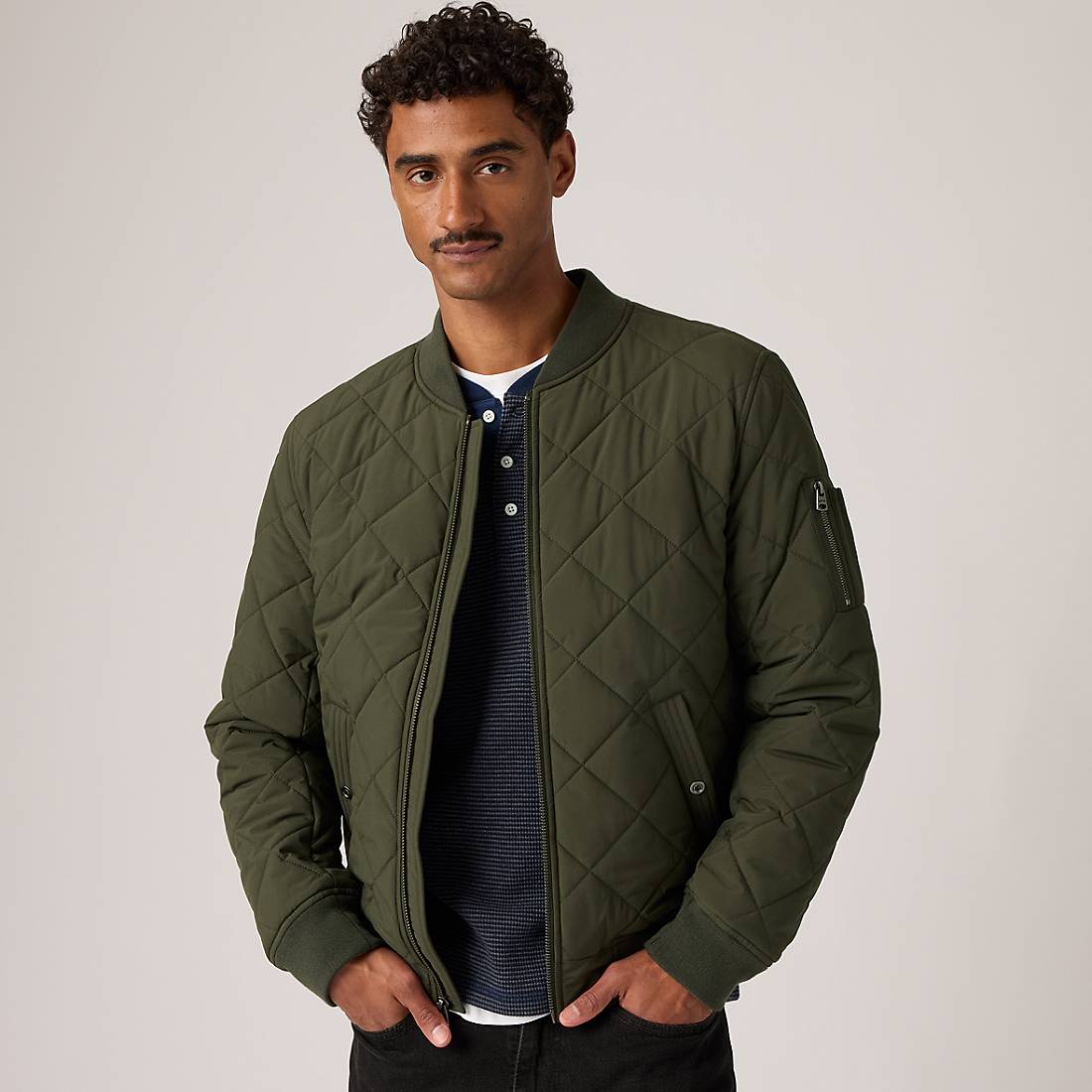 Levi s Quilted Bomber Jacket