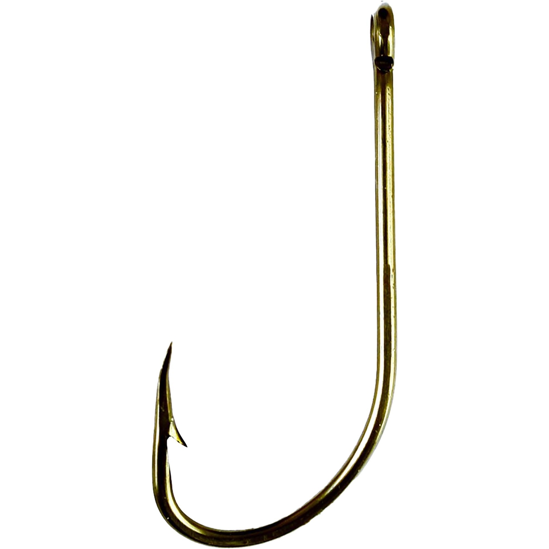 Eagle Claw Plain Shank Hook, Size 8, Bronze