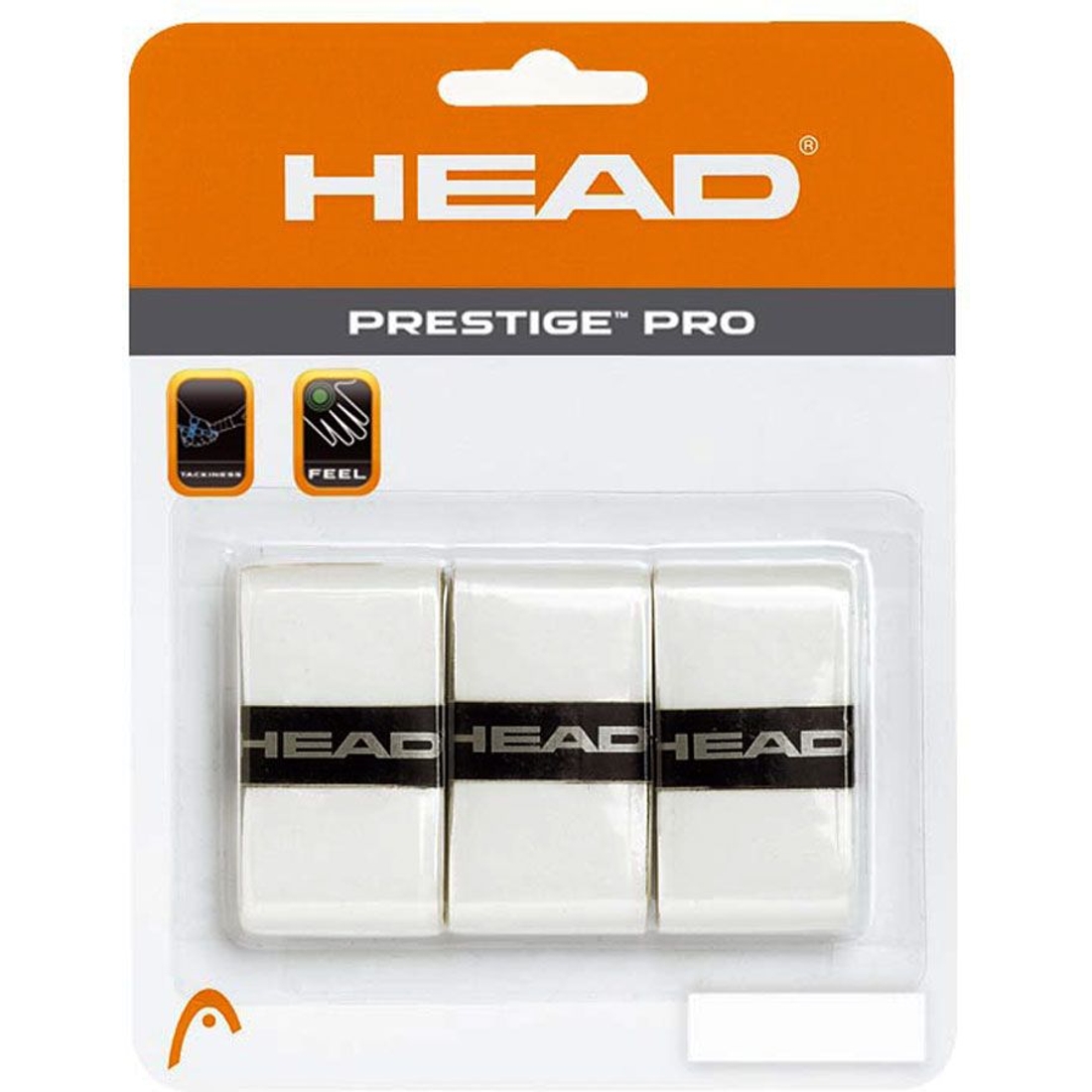 Head Prestige Pro Overgrip - 3 Pack, White