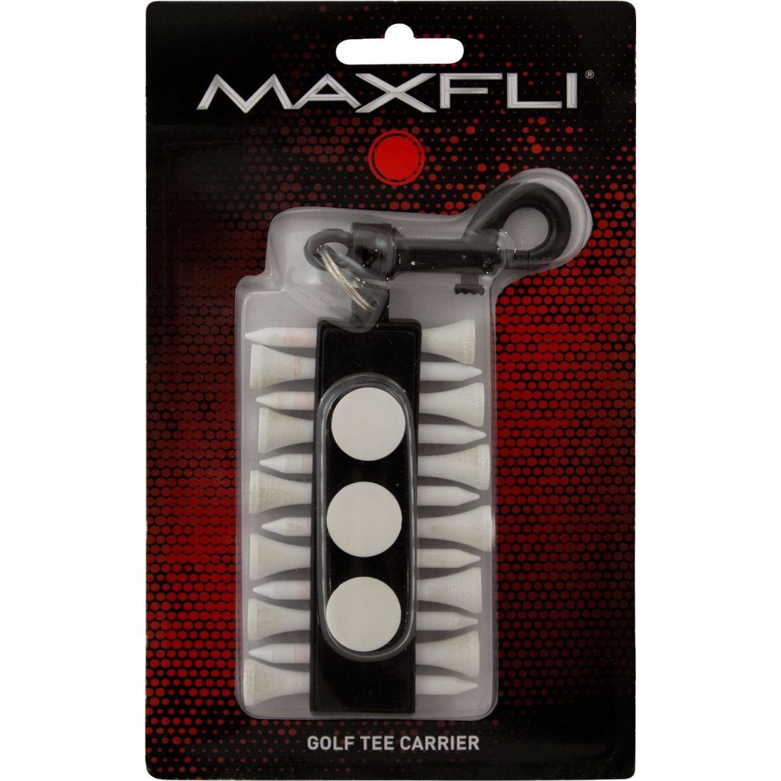 Maxfli Golf Tee Carrier, Off-white