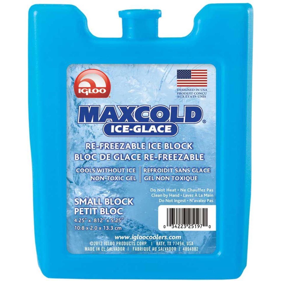 Igloo Maxcold Ice Small Freeze Block, Blue