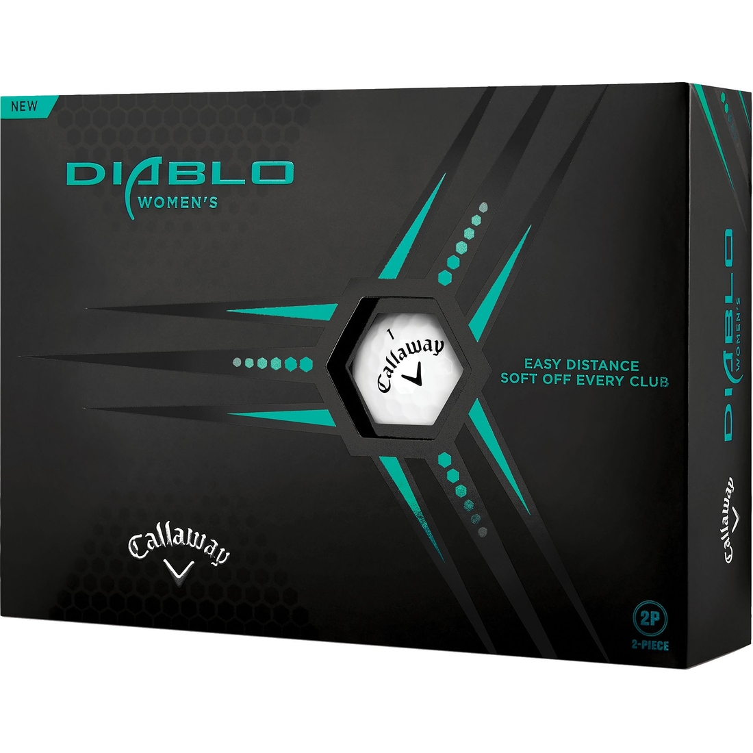 Callaway Women's 2020 Diablo Golf Balls, White