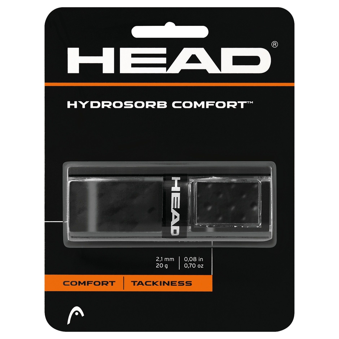 Head HydroSorb Comfort Replacement Grip, Black