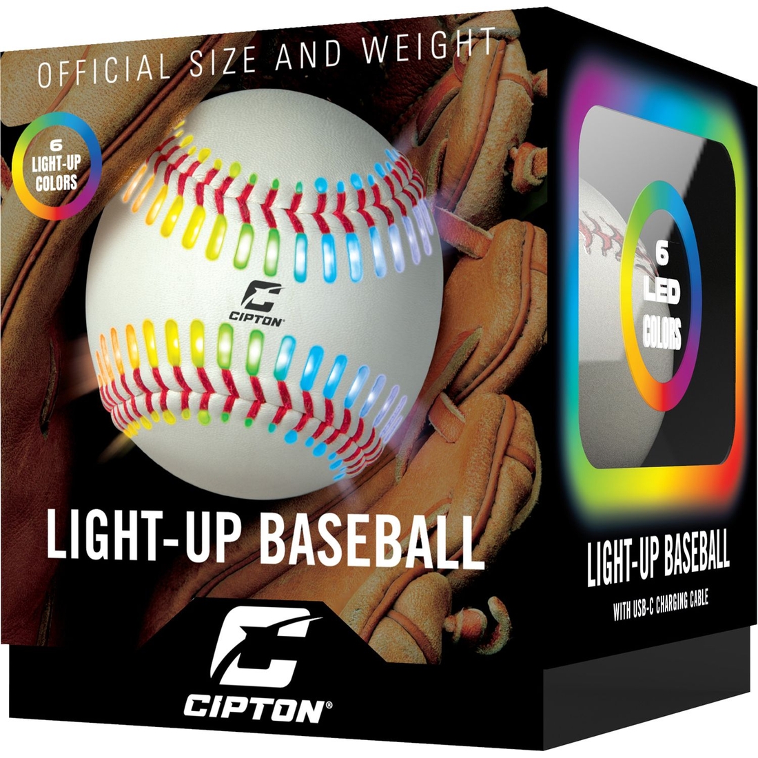 Cipton LED Light-Up Baseball, Blue
