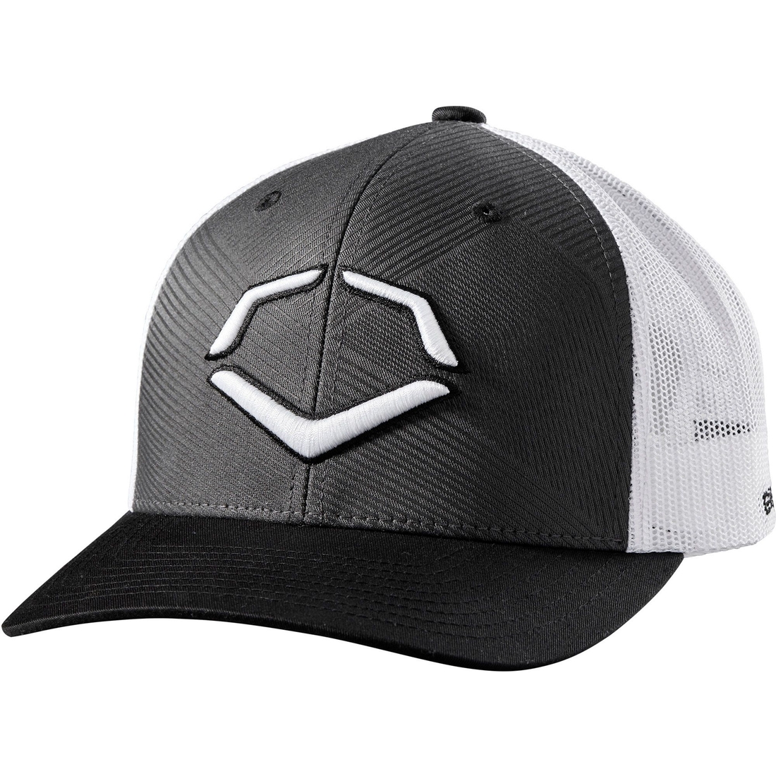 Evoshield Youth Zig Zag Snapback, Black/White