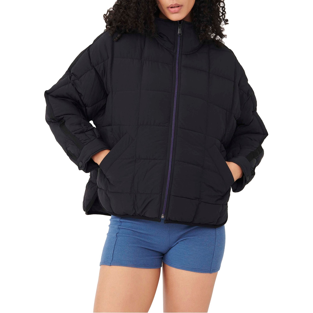 Fp Movement Women's Pippa Packable Puffer Jacket, Black