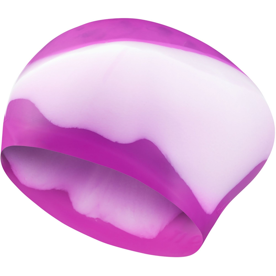 Nike Solid Long Hair Silicone Training Cap, Purple