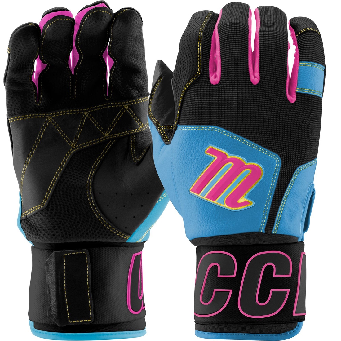 Marucci Youth Blacksmith II Full Wrap Batting Gloves