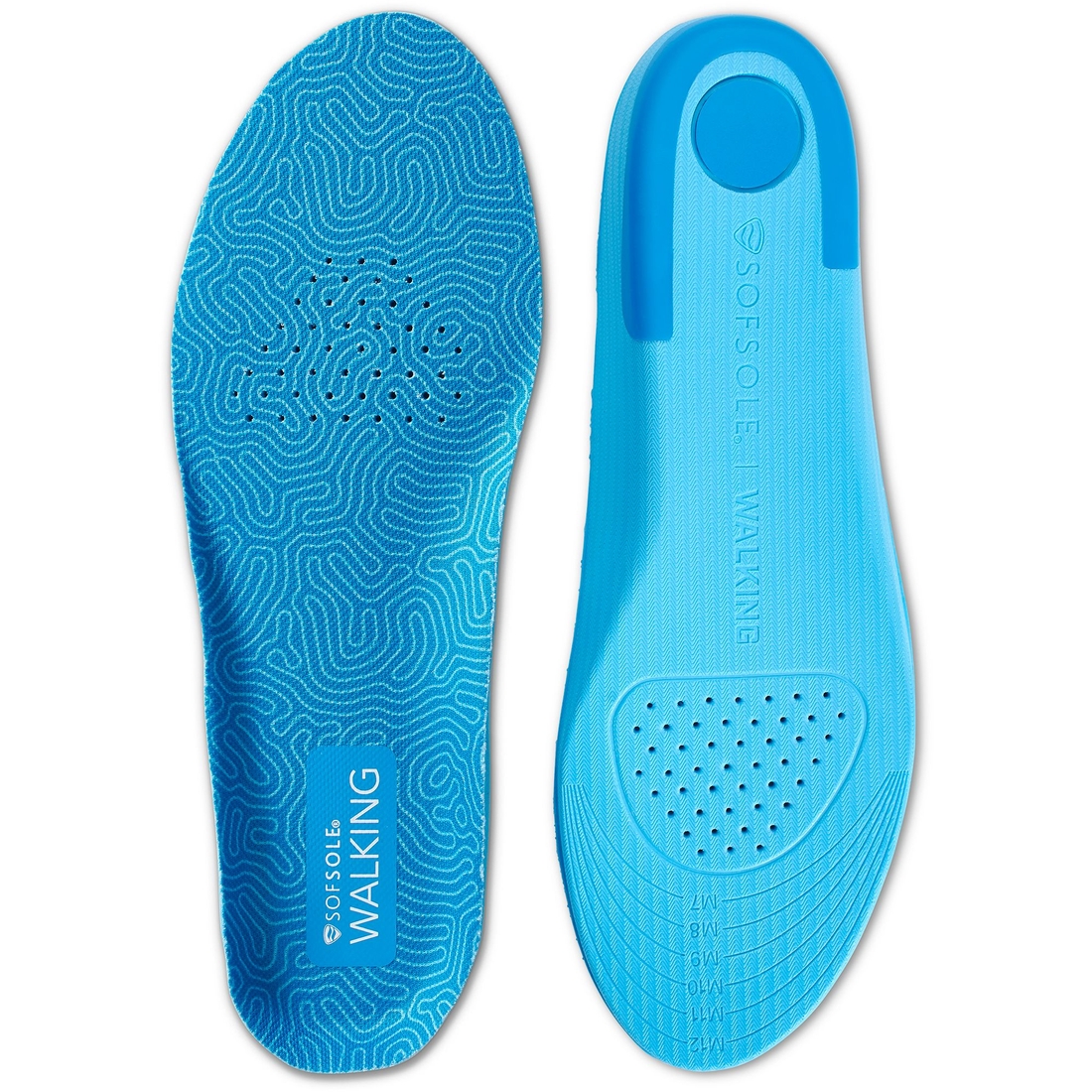 Sof Sole Men's Walking Insole, Blue