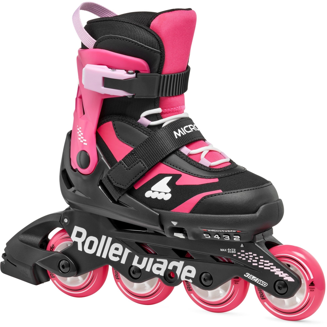 Rollerblade Kids' Microblade Adjustable Fitness Inline Skates