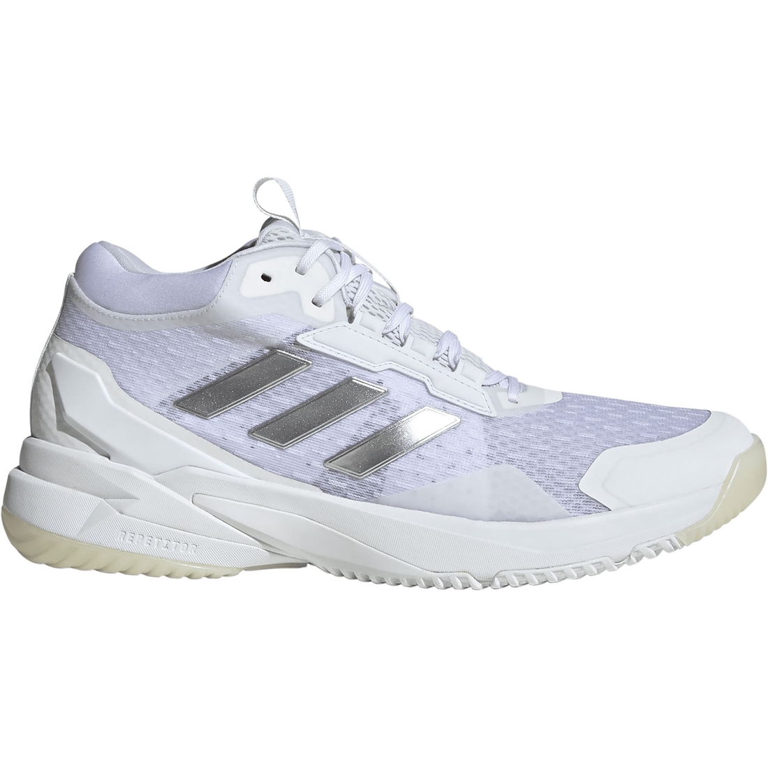 Dick's Sporting Goods adidas Women's Crazyflight 5 Mid Volleyball Shoes,  Size 6.5, White/Silver | Great Mother's Day Gift available now at Hamilton  Town Center