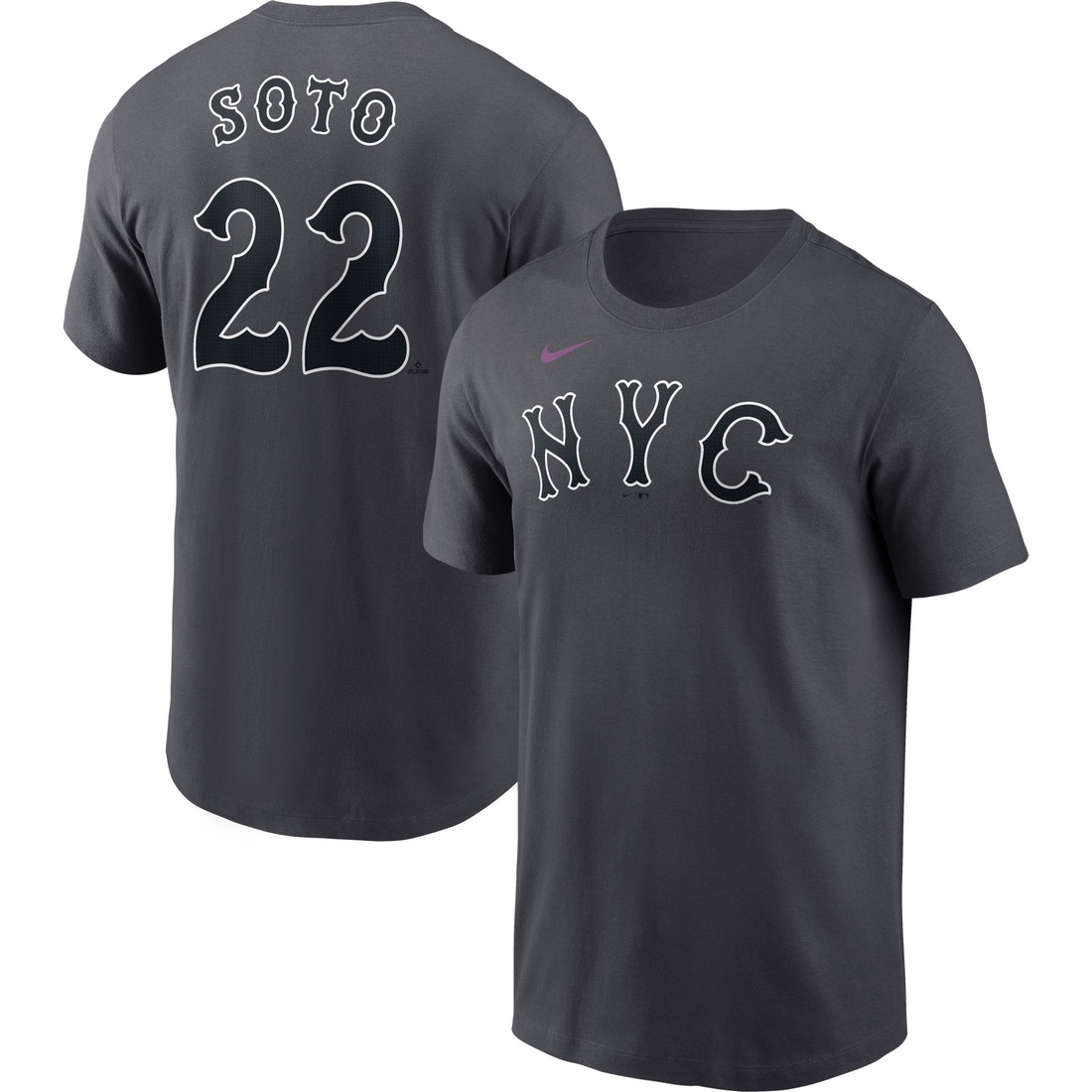 black mets jersey nike